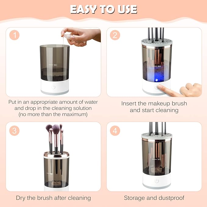 Zariyah™-Electric Makeup Brush Cleaner