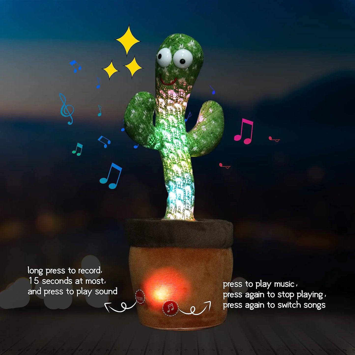 Zariyah™-Cacto Dancing Cactus Plush Toy