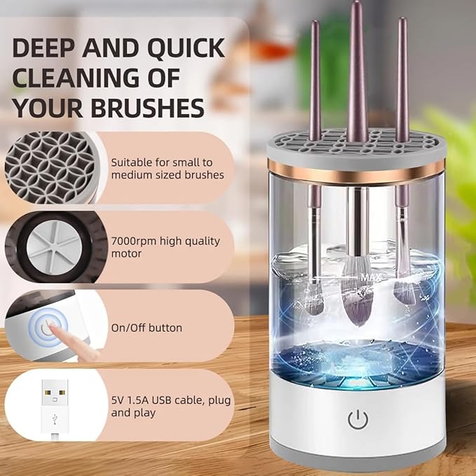Zariyah™-Electric Makeup Brush Cleaner