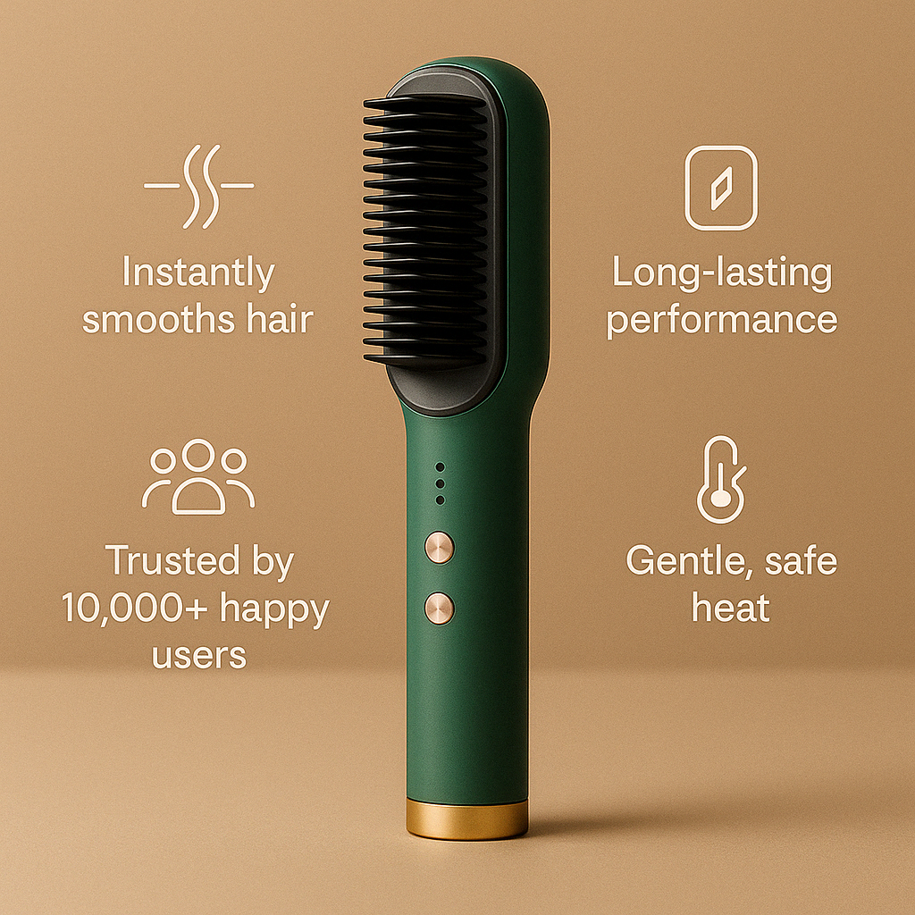 Zariyah™-Professional Hair Straightening Comb