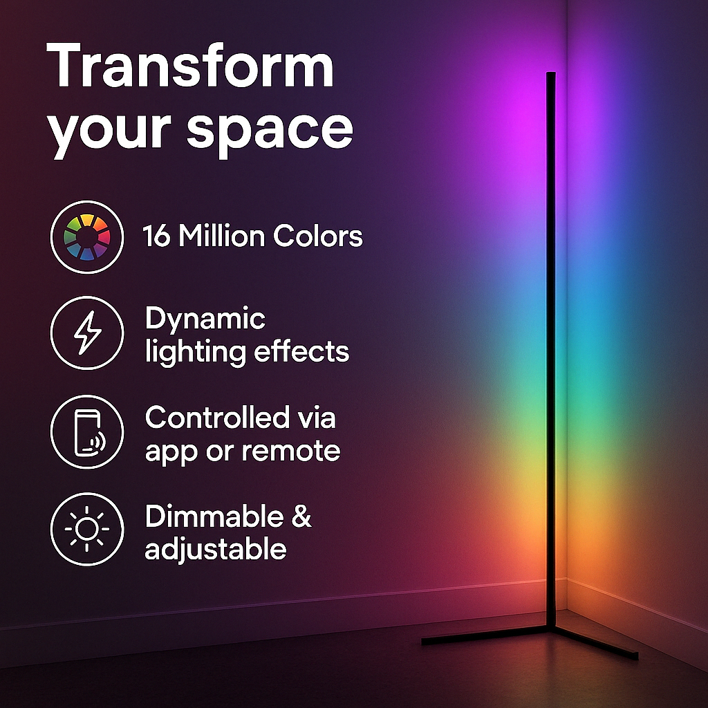 Zariyah™-LED Corner Floor Lamp