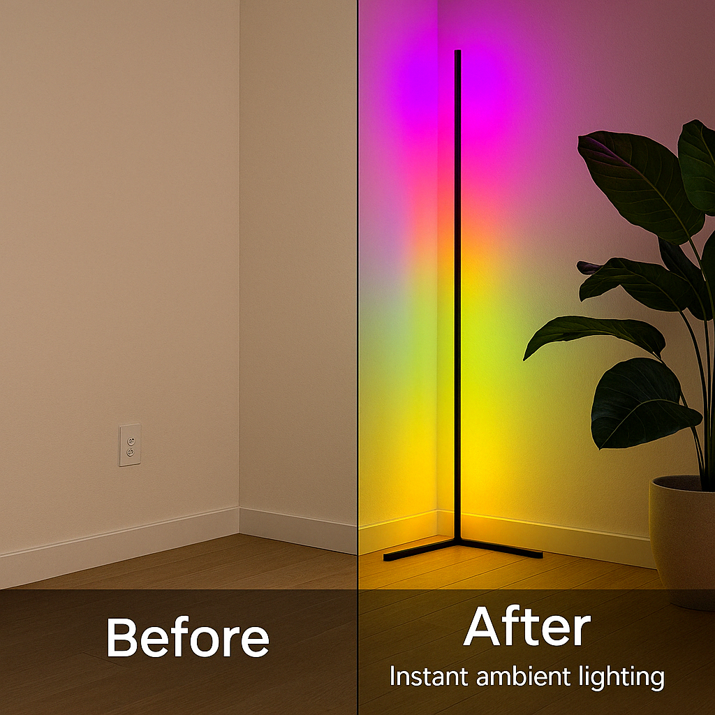 Zariyah™-LED Corner Floor Lamp