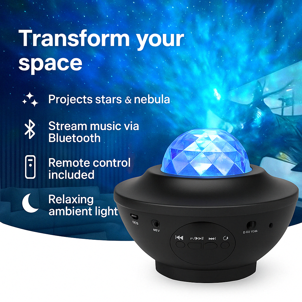 Zariyah™-Galaxy Projector Lamp