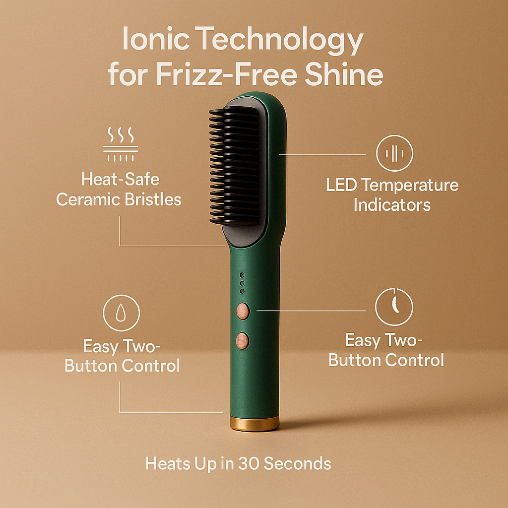 Zariyah™-Professional Hair Straightening Comb