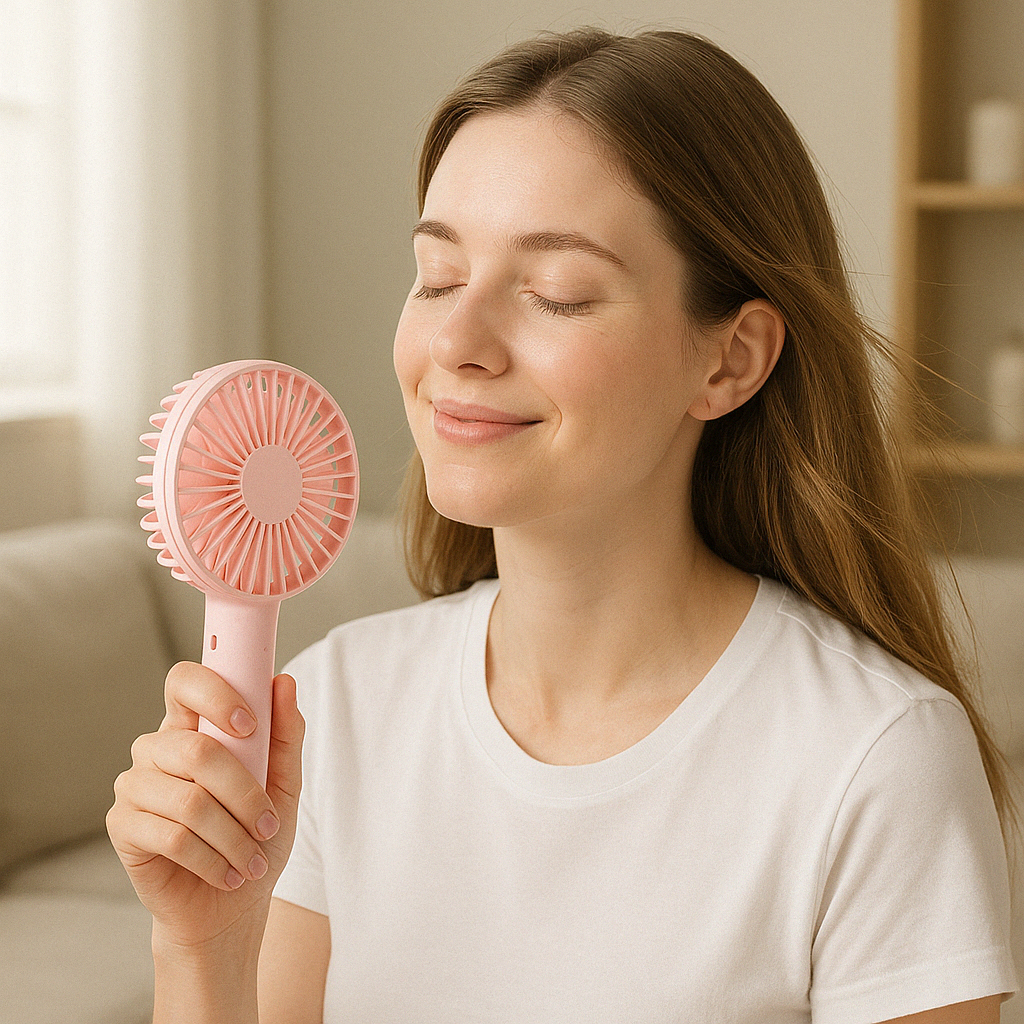 Zariyah™-Portable Handheld Mini Rechargeable Fan