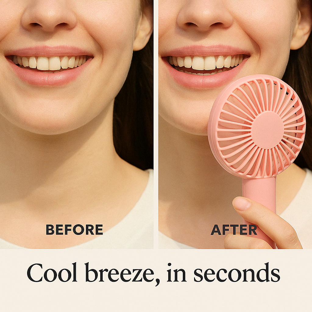 Zariyah™-Portable Handheld Mini Rechargeable Fan