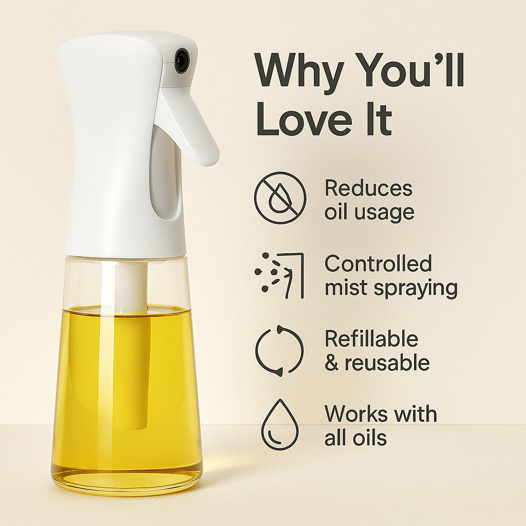 Zariyah™-Oil Spray Bottle for Cooking