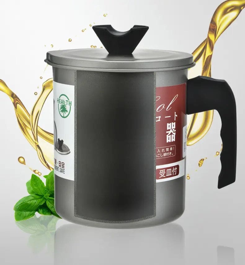 Zariya™-Stainless Steel Oil Filter Pot