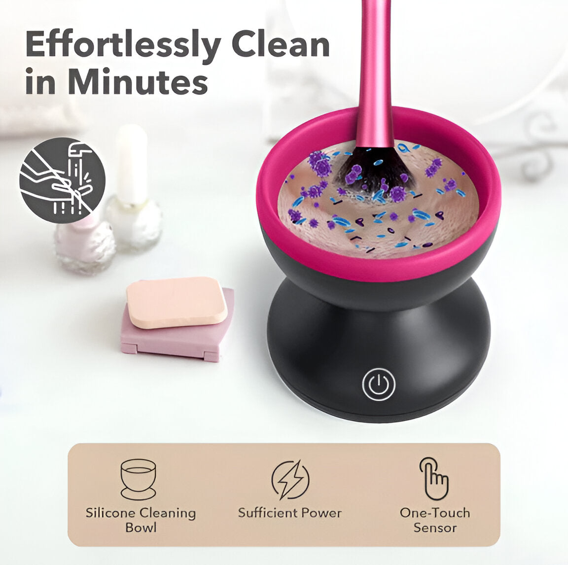 Zariyah™-Electric Makeup Brush Cleaner Ultra