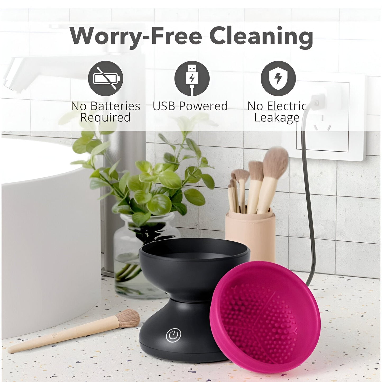Zariyah™-Electric Makeup Brush Cleaner Ultra